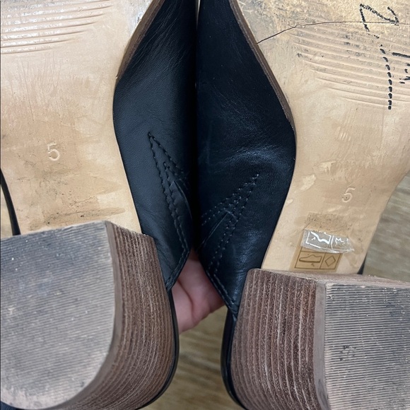 Madewell Harper Mule in Black Leather Size 5 - Picture 8 of 8